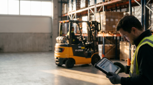 warehouse electric forklift - electric forklift by VARYON