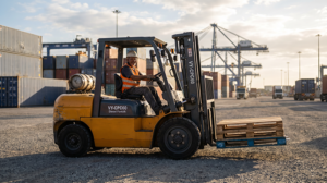 rough terrain diesel forklift