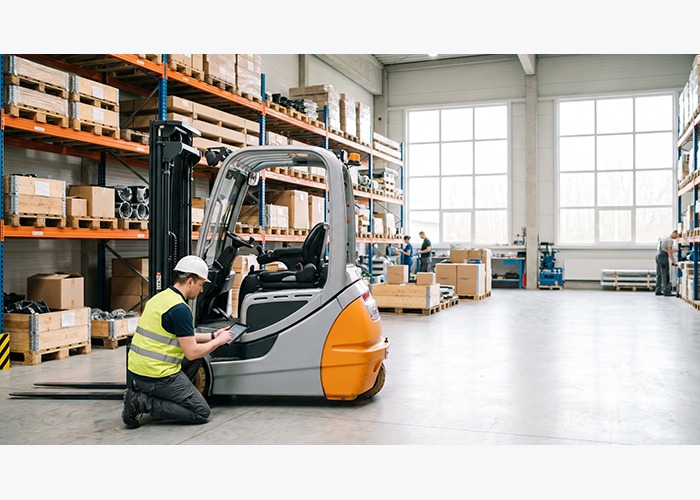 Lithium electric forklift setup reviewed for battery and charging investment decisions