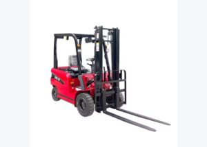 Electric forklift prepared for battery selection and warehouse fleet planning