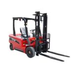 3 ton electric forklift prepared for warehouse battery and aisle planning