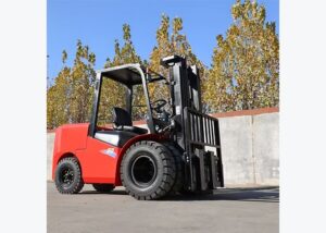 5 ton diesel forklift prepared for capacity and yard-route planning