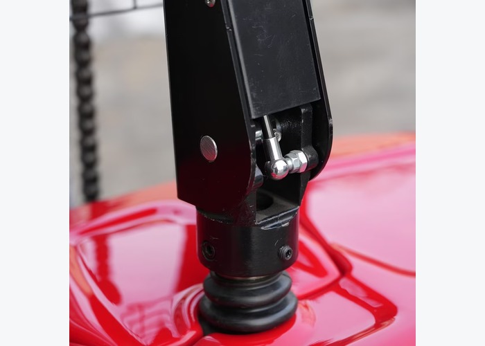 Stand-on stacker staged for higher-cycle warehouse selection decisions