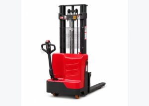 Walkie stacker prepared for daily inspection and operator training review